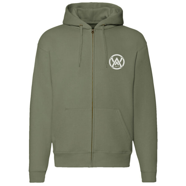 ANTIWEAR SYMBOL ZIPPER